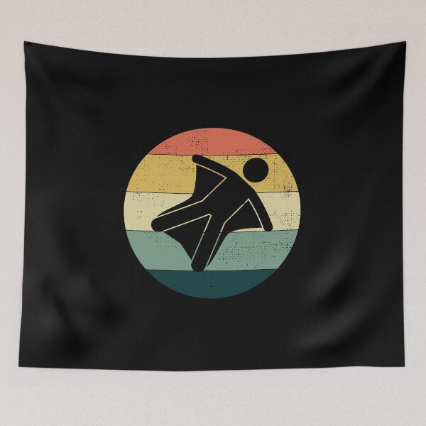 Item preview, Wingsuit flying Base Jumping Skydiving Retro Vintage designed and sold by TastefulTees.