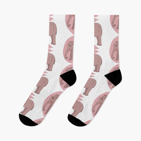 Item preview, Asian Elephant Crescent - Rose designed and sold by bellamousse design co.