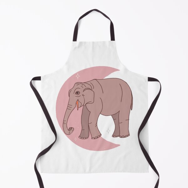 Item preview, Asian Elephant Crescent - Rose designed and sold by bellamousse design co.