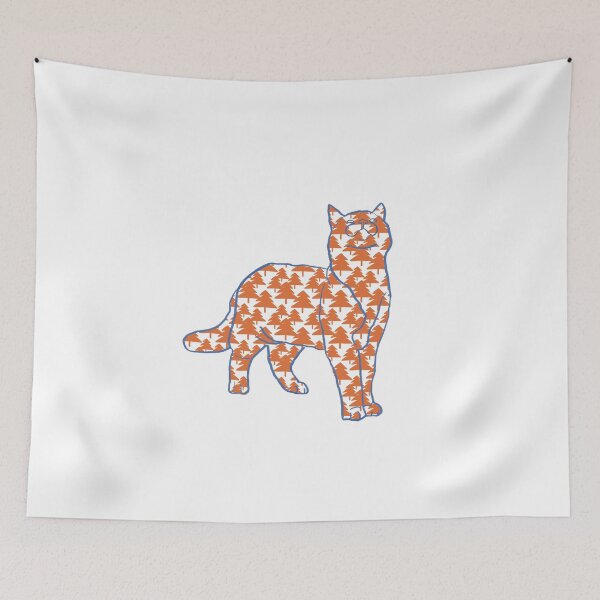 Item preview, Cat and Pattern - Trees - Astonished Cat Company - Great Gift for Cat Lovers designed and sold by AstonishedCatCo.