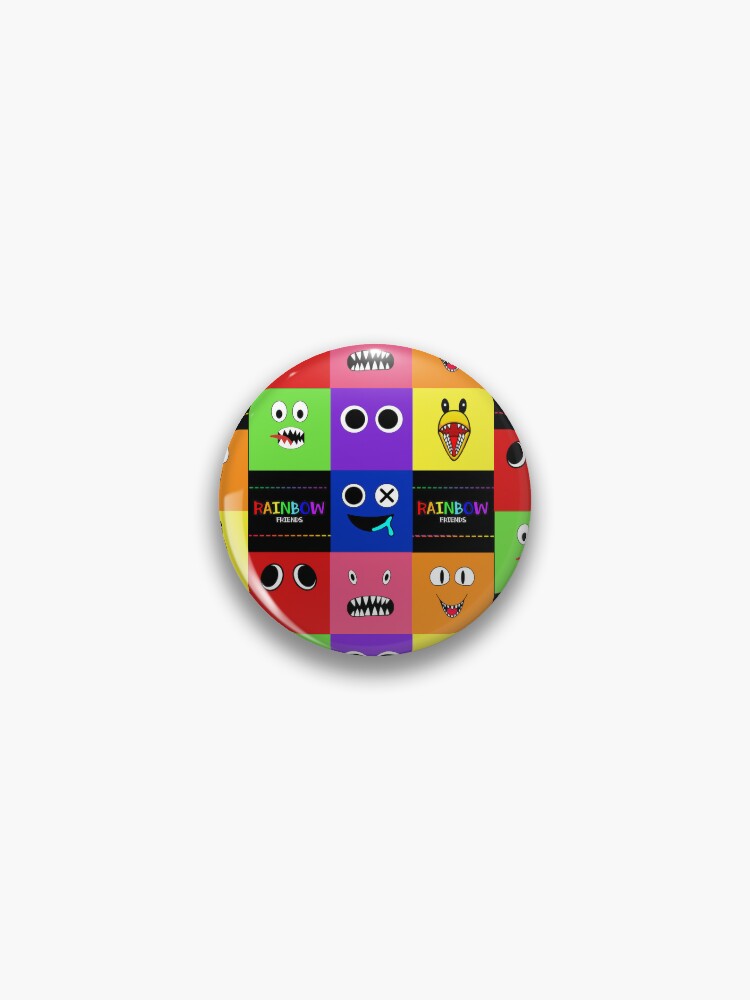 Colorful circular frame RAINBOW MONSTER with dark background, Blue Rainbow  Friends. Blue Roblox Rainbow Friends Character, roblox, video  game.Halloween  Art Board Print for Sale by Mycutedesings-1