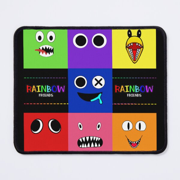 Rainbow Friends characters faces in grid.. Blue Roblox Rainbow Friends  Characters, roblox, video game. Halloween Kids T-Shirt for Sale by  Mycutedesings-1