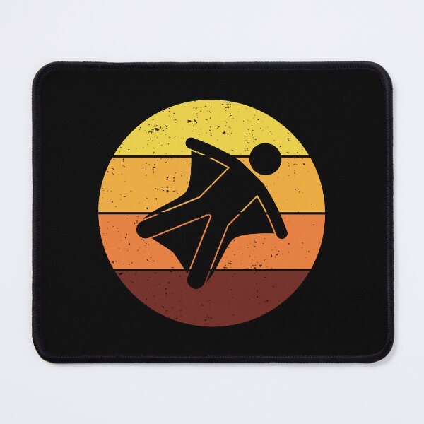 Item preview, Wingsuit flying Base Jumping Skydiving Retro Vintage designed and sold by TastefulTees.