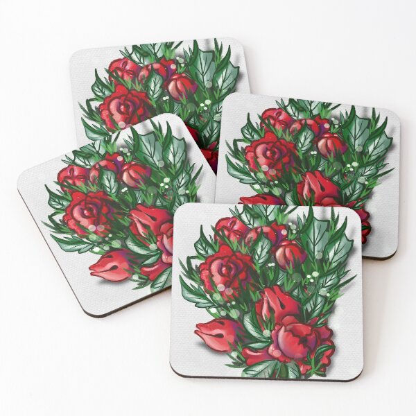 Item preview, Red Rose Bouquet designed and sold by redmakesart.