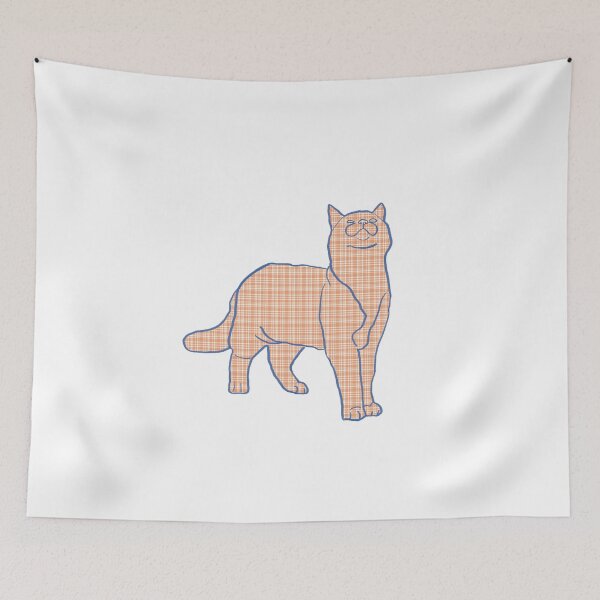 Item preview, Cat and Pattern - Plaid - Astonished Cat Company - Great Gift for Cat Lovers designed and sold by AstonishedCatCo.