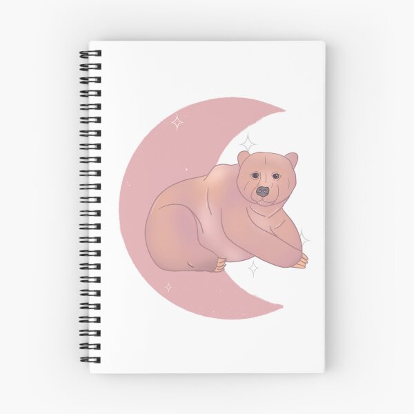 Item preview, Grizzly Bear Crescent - Rose designed and sold by bellamousse design co.