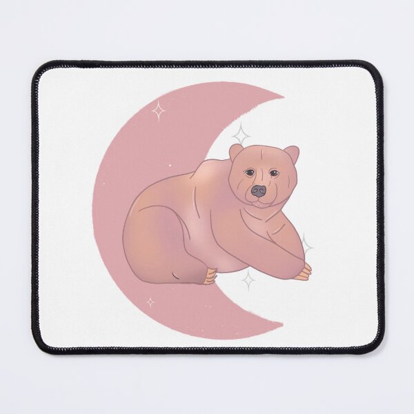 Item preview, Grizzly Bear Crescent - Rose designed and sold by bellamousse design co.