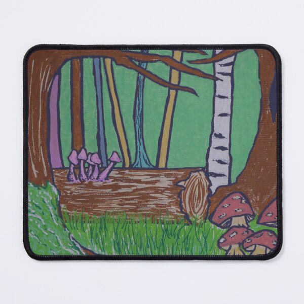 Item preview, Forest Scene with Mushrooms and Moss designed and sold by Rissa-Rayne.