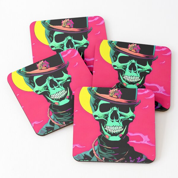 Item preview, Hat and Bones - A Digital Painting of a Dapper Skull designed and sold by GalihDA.