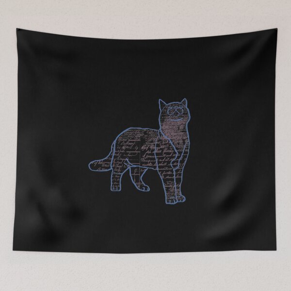 Item preview, Cat and Pattern - Love Letter - Astonished Cat Company - Great Gift for Cat Lovers designed and sold by AstonishedCatCo.