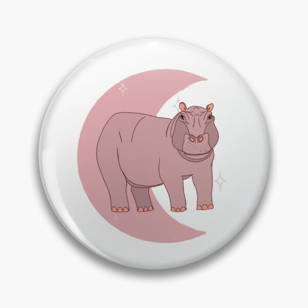 Item preview, Hippo Crescent - Rose designed and sold by bellamousse design co.