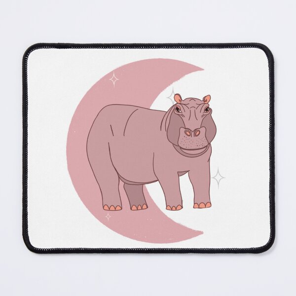 Item preview, Hippo Crescent - Rose designed and sold by bellamousse design co.