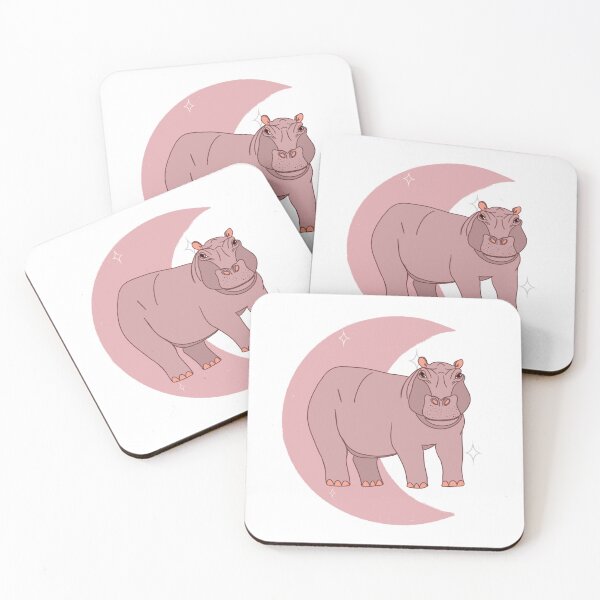 Item preview, Hippo Crescent - Rose designed and sold by bellamousse design co.