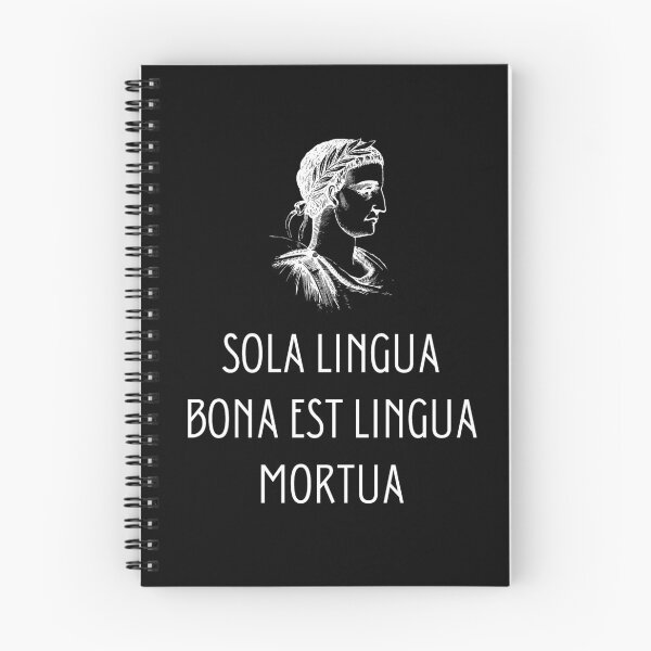 Item preview, Sola Lingua Bona Est Lingua Mortua - The Only Good Language Is A Dead Language - Funny Latin Phrase - Latin Teacher Gift designed and sold by Sophie’s Tees.