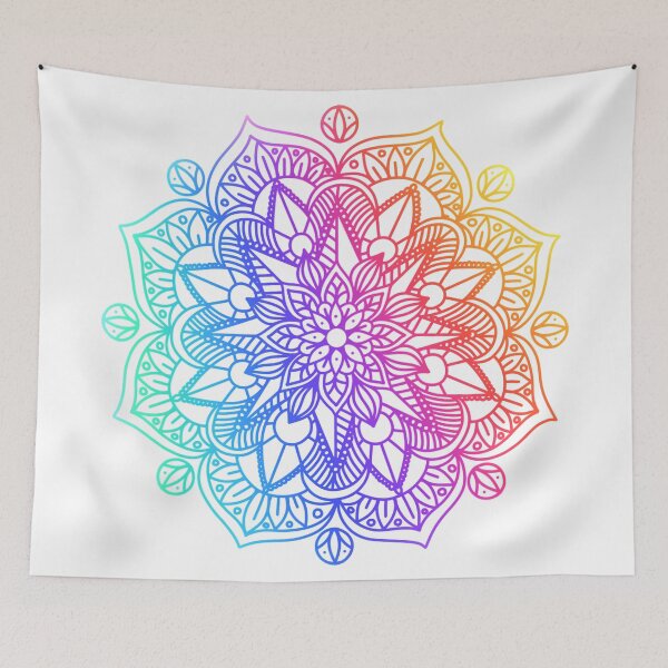 Item preview, Rainbow Mandala designed and sold by halconiandesign.