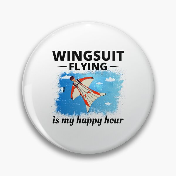 Item preview, Wingsuit flying Base Jumping Skydiving Wingsuiting designed and sold by TastefulTees.