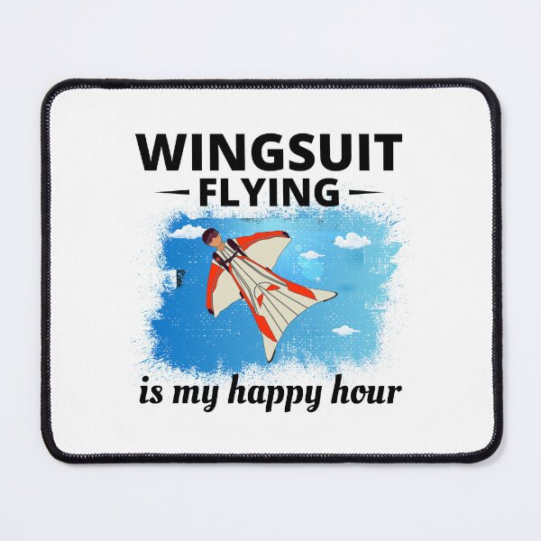 Item preview, Wingsuit flying Base Jumping Skydiving Wingsuiting designed and sold by TastefulTees.