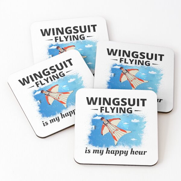 Item preview, Wingsuit flying Base Jumping Skydiving Wingsuiting designed and sold by TastefulTees.