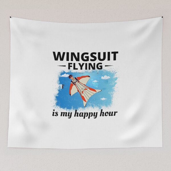 Item preview, Wingsuit flying Base Jumping Skydiving Wingsuiting designed and sold by TastefulTees.