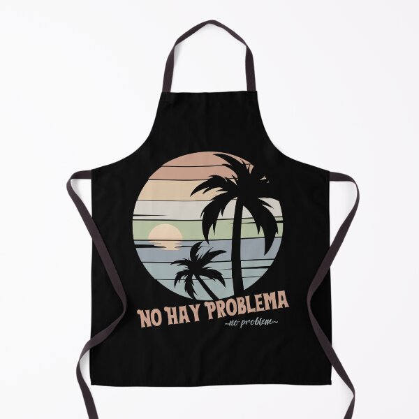 Item preview, No Problem, No Hay Problemo, Spanish Phrases, Vintage Tropical  Sunset designed and sold by Sun Sand & Sea Art.
