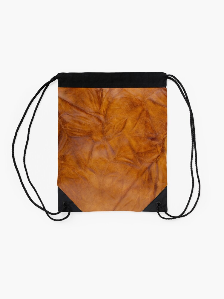 Alternate view of Old leather Drawstring Bag