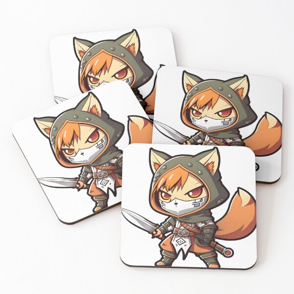 Item preview, Cute fox samurai designed and sold by VisionaryMX.
