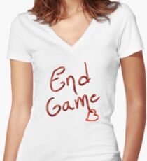 EG Women's Fitted V-Neck T-Shirt