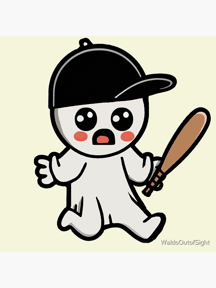 Cute chibi baseball pitcher' Sticker