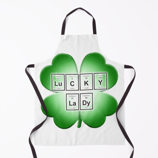 Item preview, Shamrock, St. Patricks Day, Matching Couples Shirts, 4 Leaf Clover, Lucky Lady, Table of Elements Words designed and sold by Siela.