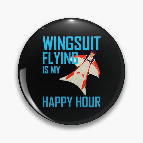Item preview, Wingsuit flying Base Jumping Skydiving Wingsuiting designed and sold by TastefulTees.