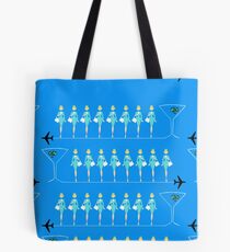 Classic Retro Flight Attendant Tote Bag