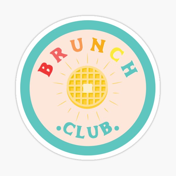 Item preview, Colorful Brunch Club With Waffle designed and sold by Heather Clauson.