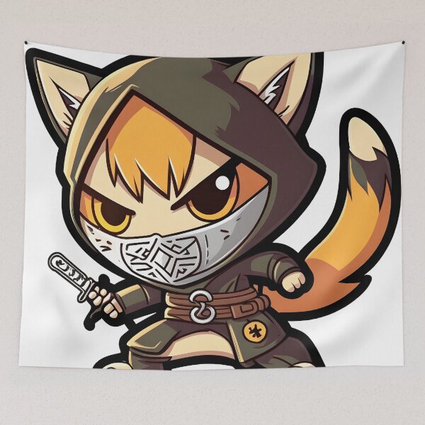 Item preview, Cute dog samurai designed and sold by VisionaryMX.