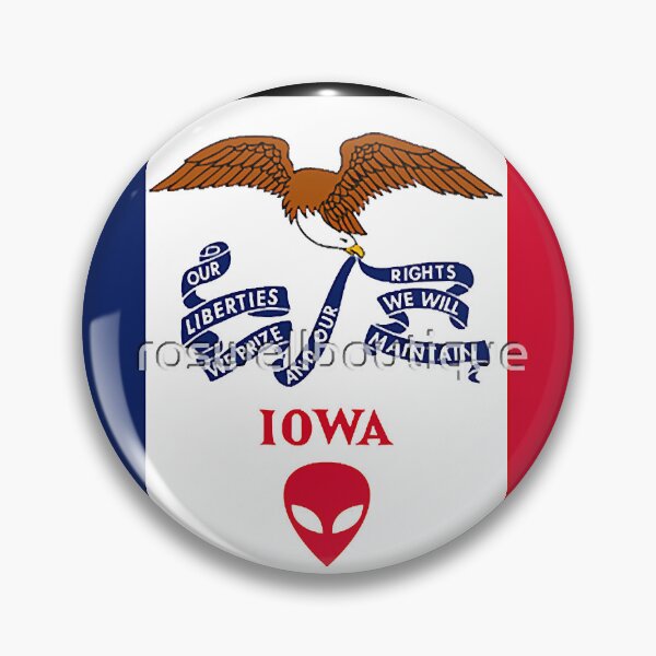 Item preview, Alien UFO Iowa designed and sold by PeaceRosePress.