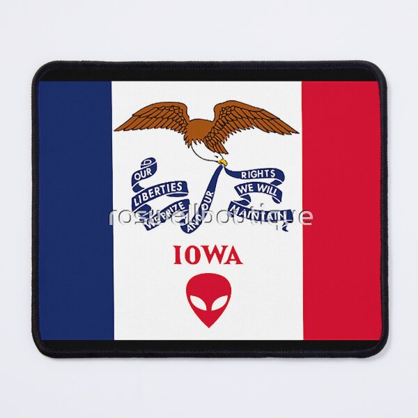 Item preview, Alien UFO Iowa designed and sold by PeaceRosePress.