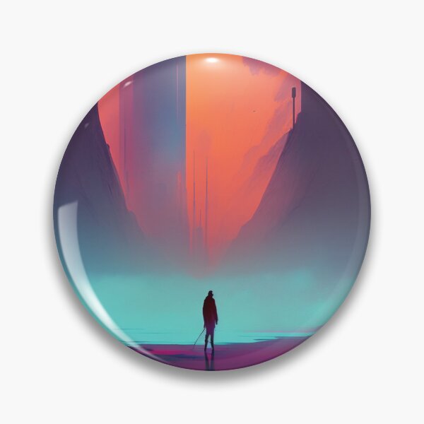 Item preview, Futuristic City: A Minimalist Landscape of Intrigue and Atmosphere designed and sold by kfir marco.