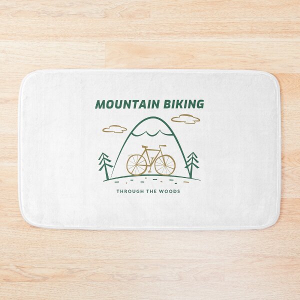 Item preview, mountain biking through the woods #5 designed and sold by Fitness-Passion.