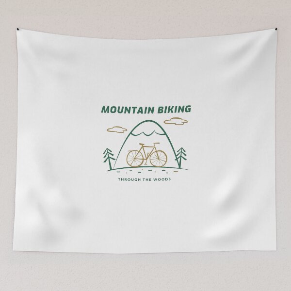 Item preview, mountain biking through the woods #5 designed and sold by Fitness-Passion.