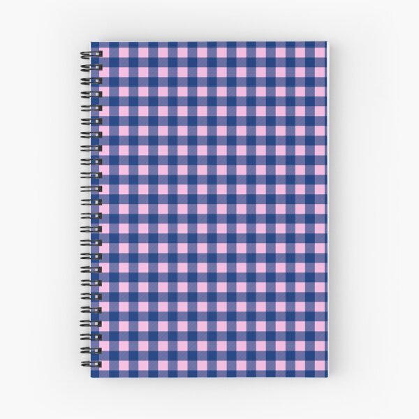 Item preview, Navy Blue and Pink Buffalo Plaid Gingham Check Pattern designed and sold by Gsallicat.