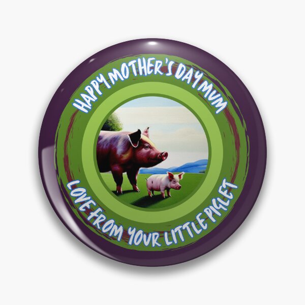 Artikelvorschau, Glückliches Muttertags-Schwein-Design entworfen und verkauft von CoyoteGifts.