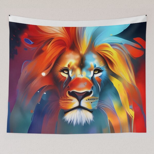 Item preview, Paint Splash Lion Art designed and sold by KaelumH.
