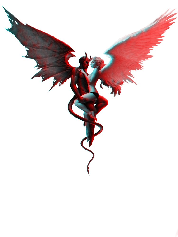 Angel Devil Demon Shoulder