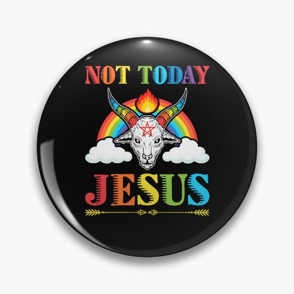 Item preview, Not Today Jesus designed and sold by whaleguy.