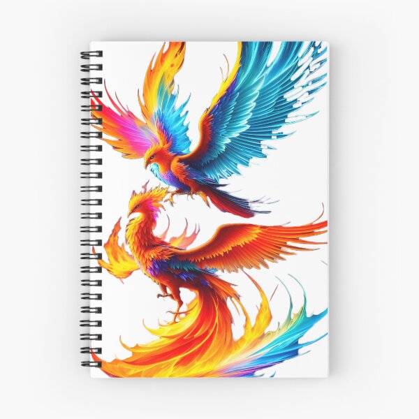 Item preview, Colorful beautiful phoenix on fire designed and sold by vijayp127p.