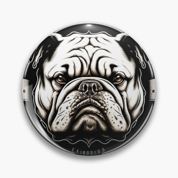 Item preview, English Bulldog Logo designed and sold by HookedOnDogz.