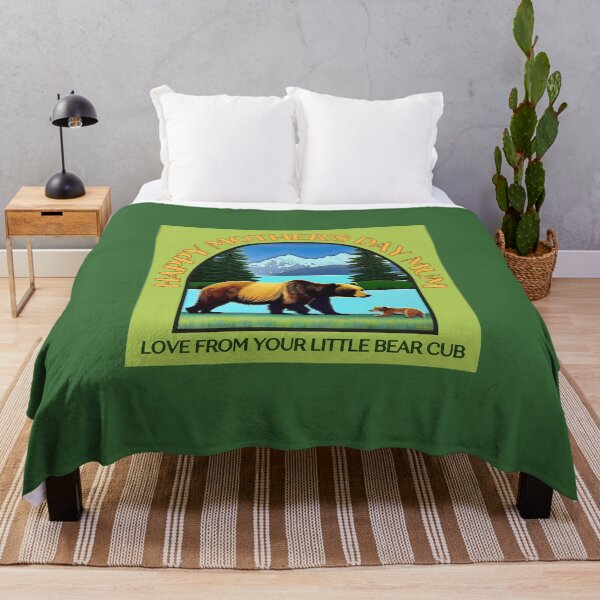 Item preview, Happy Mother's Day Grizzly Bear Design designed and sold by CoyoteGifts.
