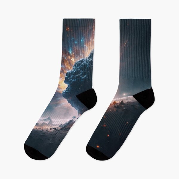 Item preview, Sci Fi World-Eruption In Outer Space designed and sold by letsgetinspired.