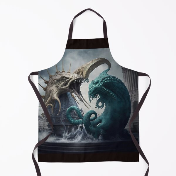 Item preview, Kraken and Cthulhu Clash designed and sold by SteampunkPlaza.