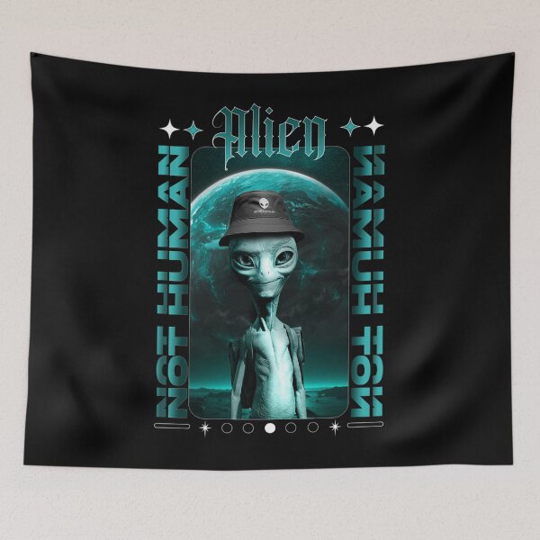 Item preview, Alien-I'm Not Human! designed and sold by MyhreSigve.