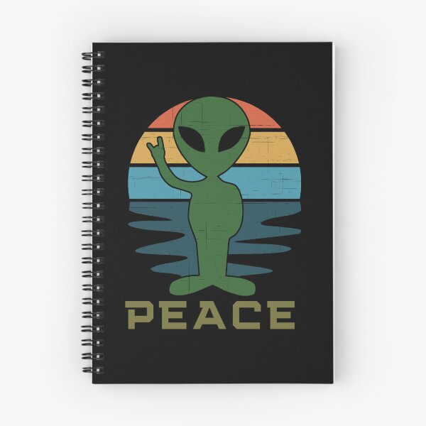 Item preview, Retro Alien Ufo Peace Hand Sign Gift Fan designed and sold by MyhreSigve.